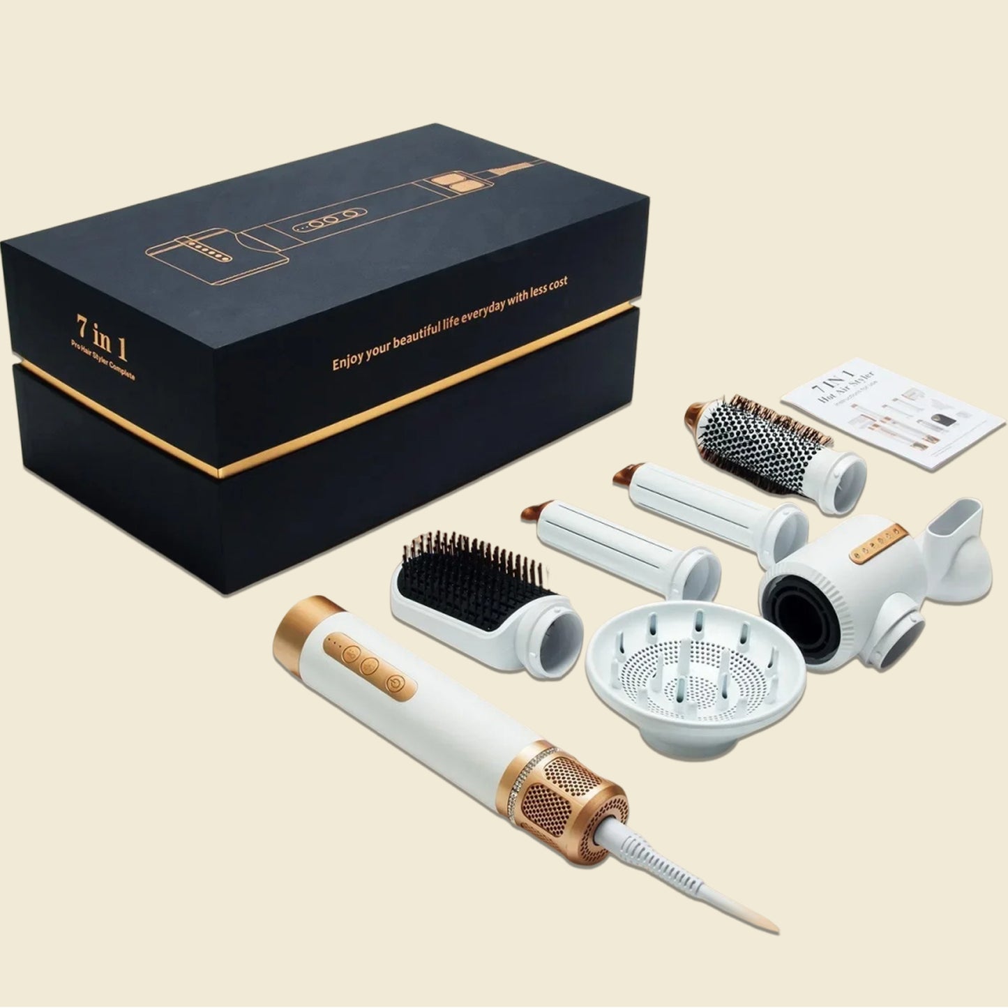 7 in 1 Airwrap - Hairstyler For Multi-Styles