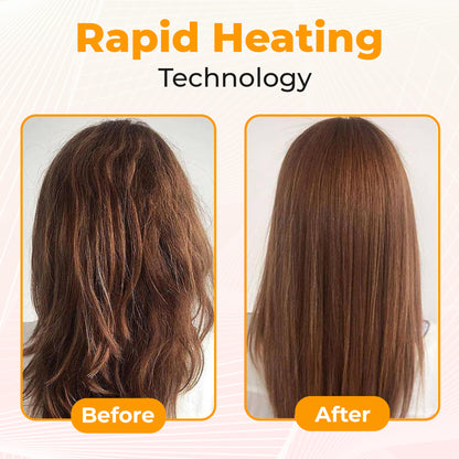 2 in 1 Professional Straightening Brush + Hair Comb