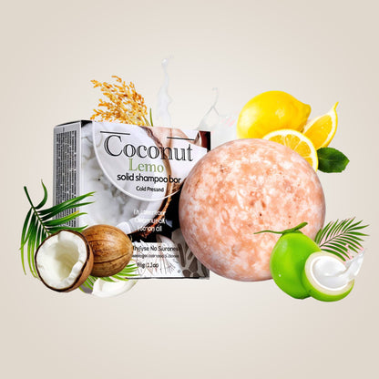 Natural Solid Shampoo Bar Formula - Fast and Dense Hair Growth