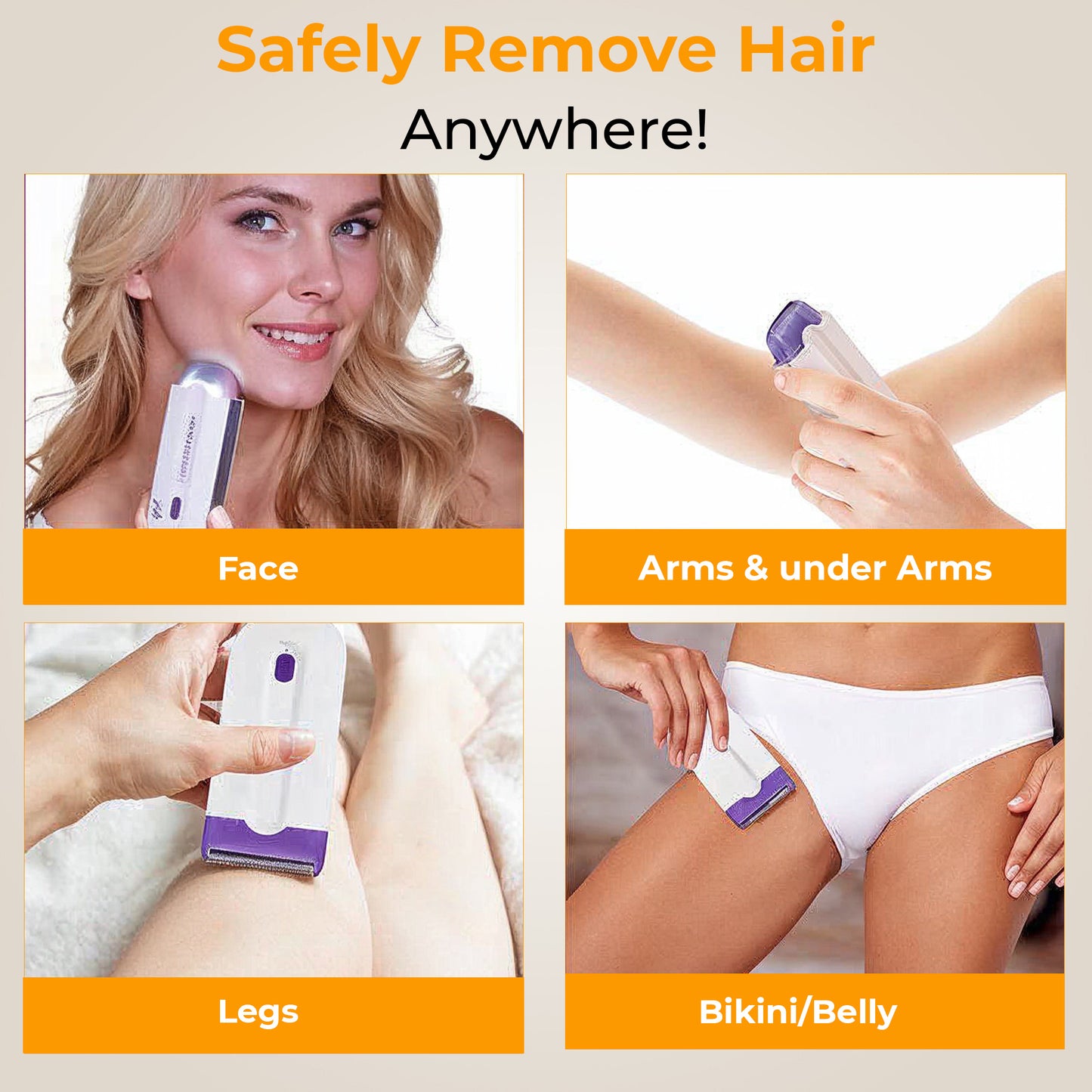 Instant Smooth Hair Eraser - Pain-free & Wireless