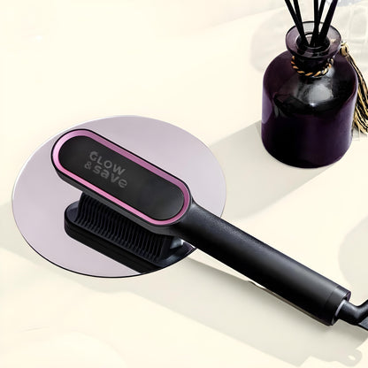 2 in 1 Professional Straightening Brush + Hair Comb