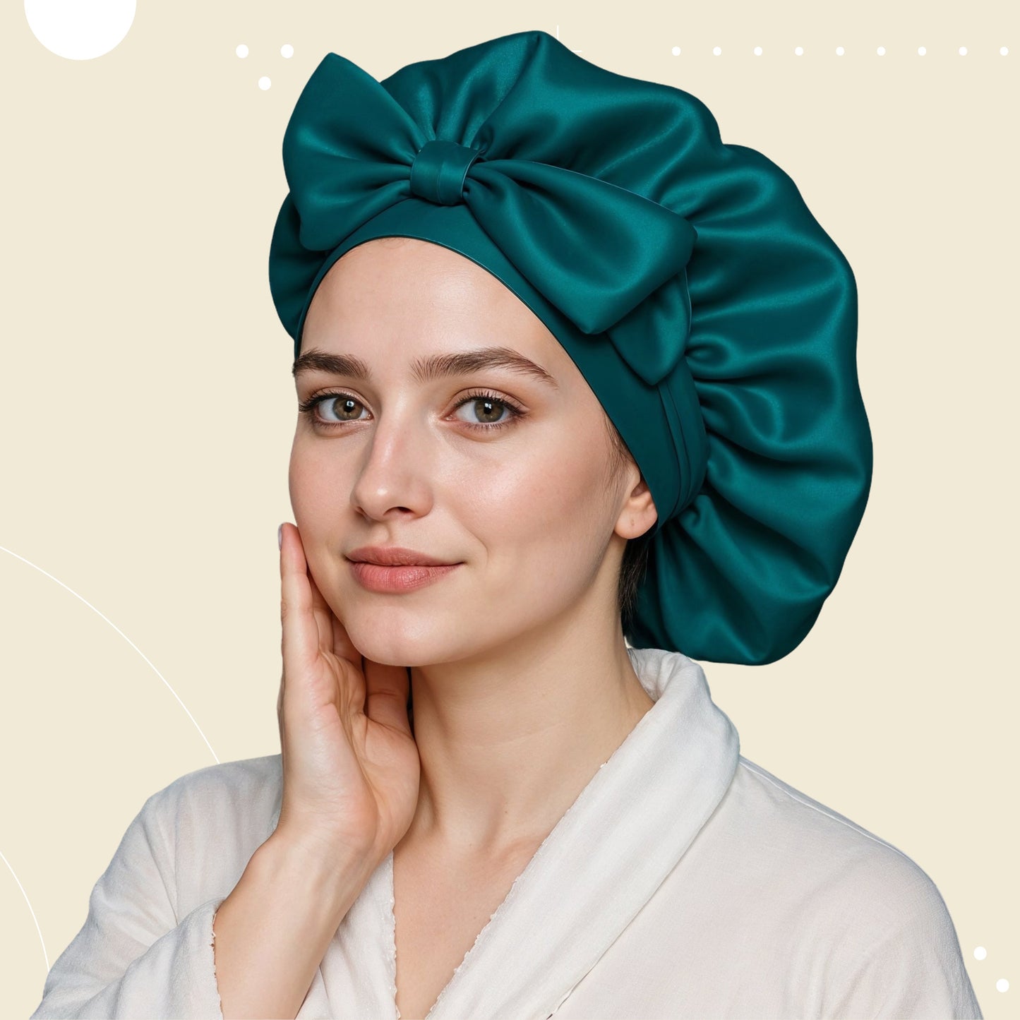 Luxury Silk Bonnet - Stays On All Night Guaranteed
