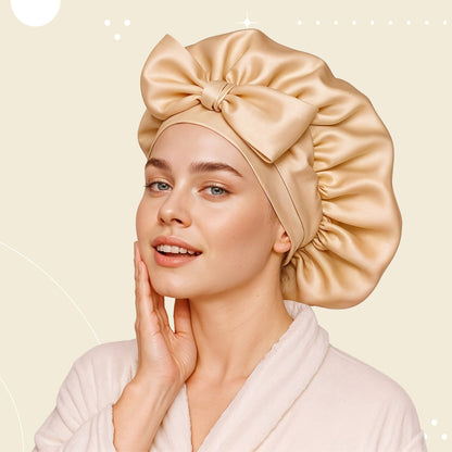 Luxury Silk Bonnet - Stays On All Night Guaranteed
