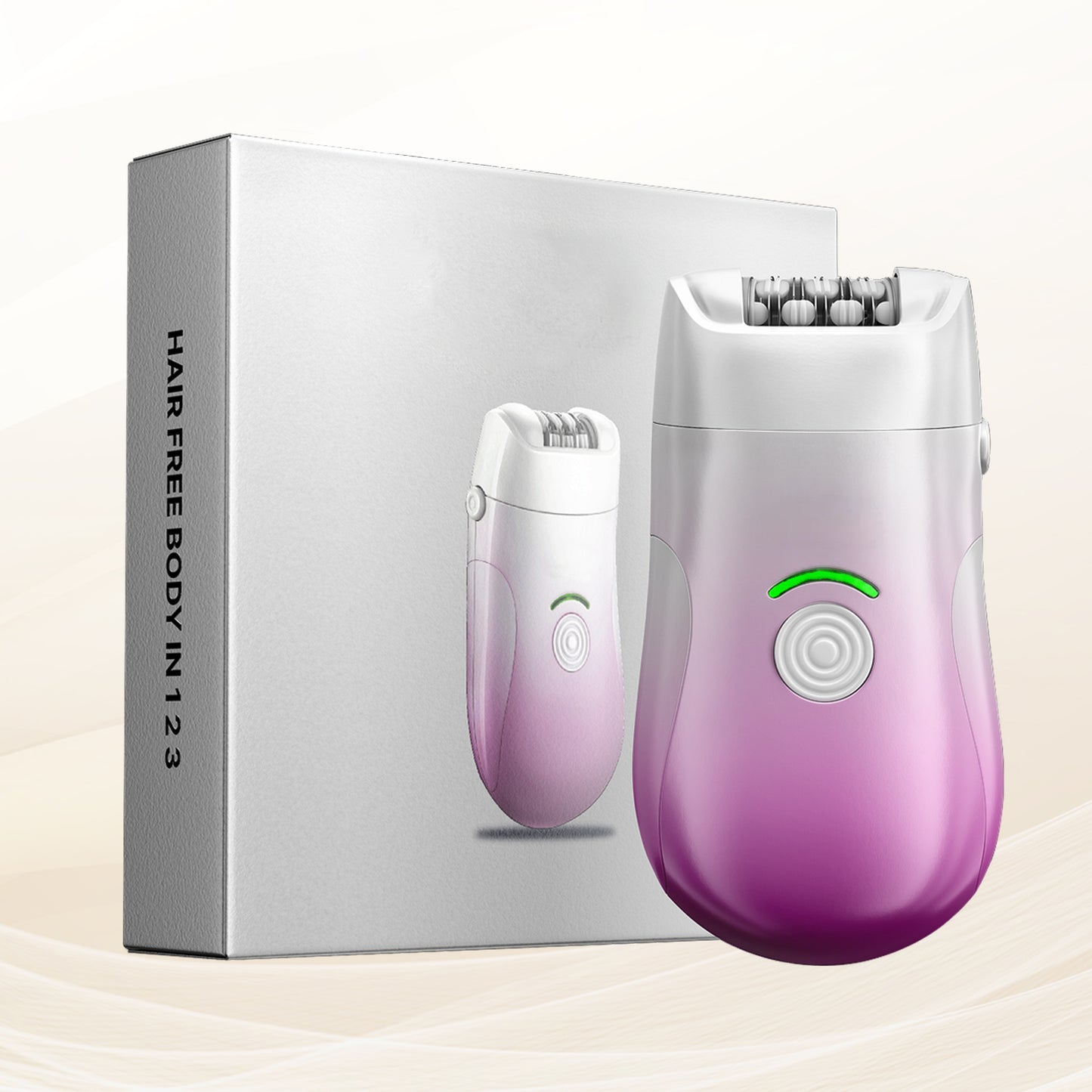 Rechargeable Hair Epilator - Electric Tweezers for Legs and Arms