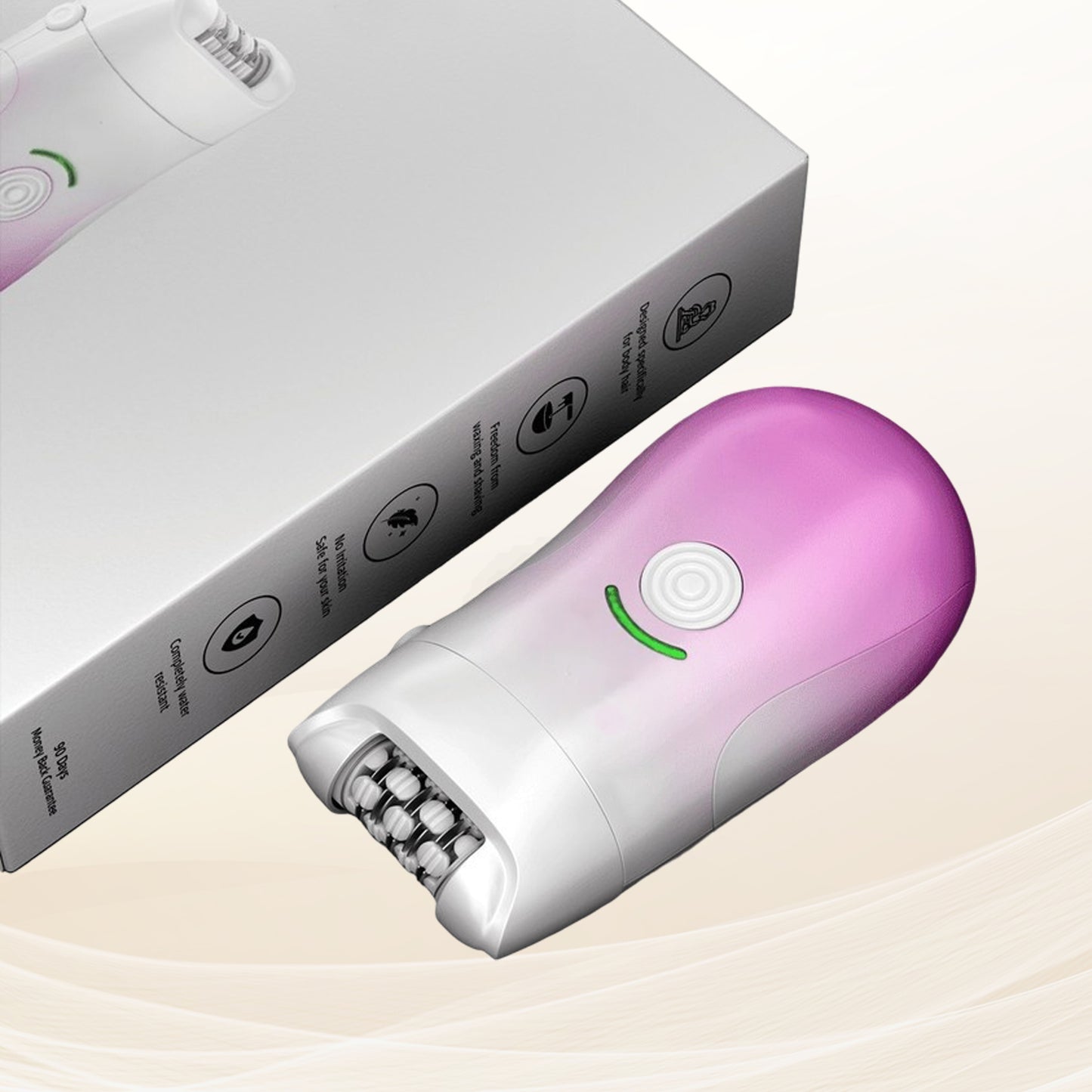 Rechargeable Hair Epilator - Electric Tweezers for Legs and Arms