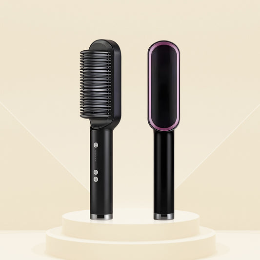 2 in 1 Professional Straightening Brush + Hair Comb