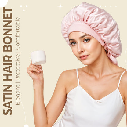 Luxury Silk Bonnet - Stays On All Night Guaranteed