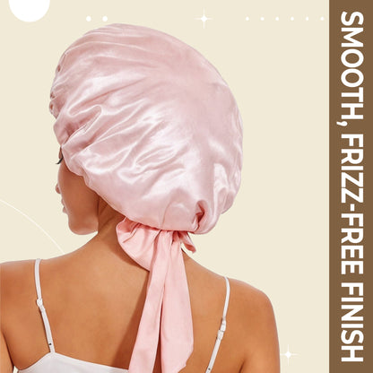 Luxury Silk Bonnet - Stays On All Night Guaranteed