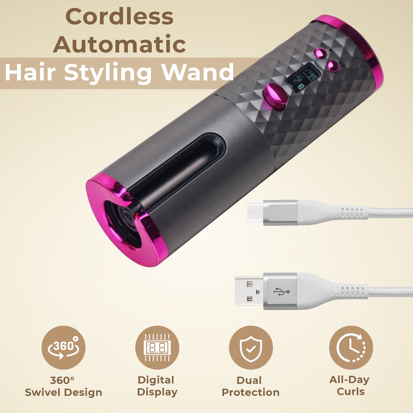 Cordless Hair Curler