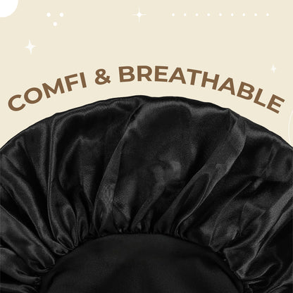 Luxury Silk Bonnet - Stays On All Night Guaranteed
